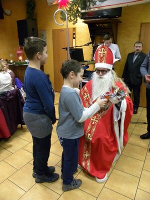 Szczedrzyk, Biestrzynnik: Życzenia, paczki, modlitwa